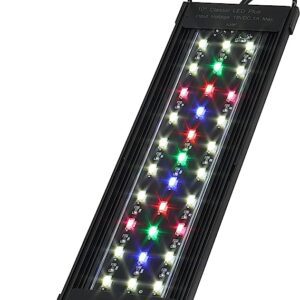 WATER REBIRTH Aquarium Lights Fish Tank Light 10 Gallon Planted Aquarium LED Light (Switch Version, 10-15'')